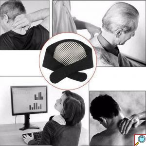 Μαγνητικό Αυτοθερμαινόμενο Κολάρο - Ζώνη Αυχένα με Τουρμαλίνη - Self Heating Neck Guard Band
