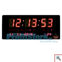 Μεγάλο Ψηφιακό Ρολόι - Πινακίδα LED με Θερμόμετρο και Ημερολόγιο TL3515
