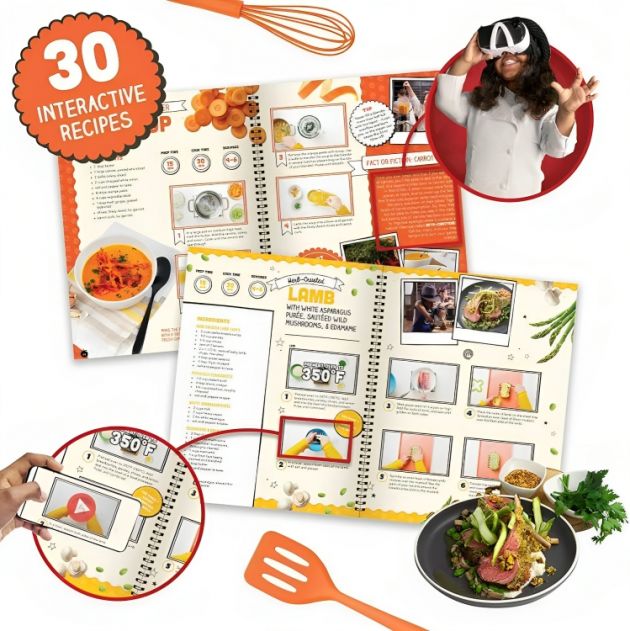 MasterChef Junior VR - Διαδραστικό Παιχνίδι Μαγειρικής Εικονικής Πραγματικότητας με Γυαλιά VR - Για ηλικίες 8 έως 13 ετών - Abacus Brands