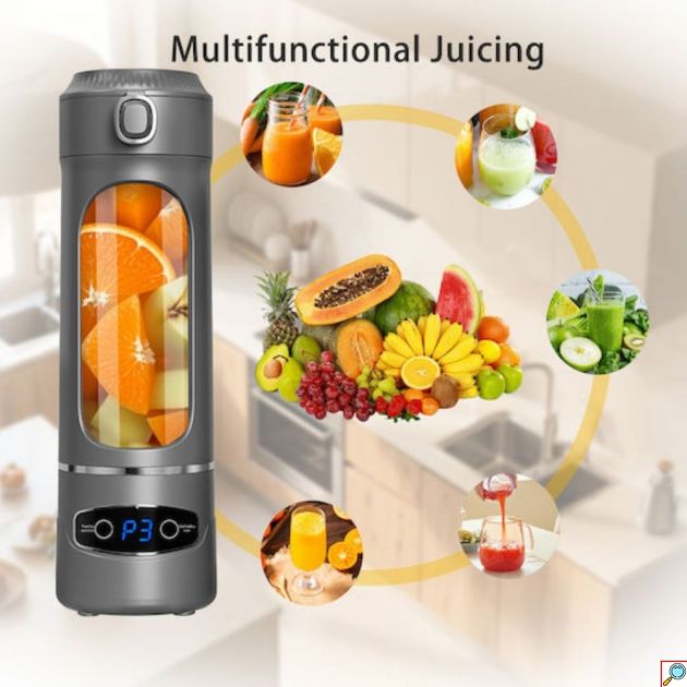 MDHL Μπλέντερ AJ-02 – Εύκολα Smoothies & Ροφήματα με Πλαστική Κανάτα 600 ml
