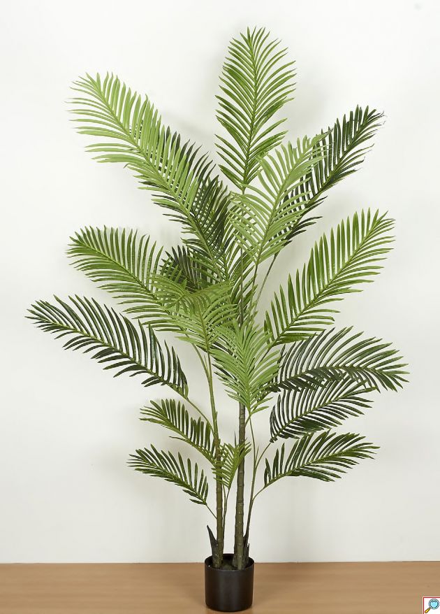 Μεγάλο Τεχνητό Διακοσμητικό Φυτό Φοίνικας Αρέκα σε Γλάστρα 35 x 160cm