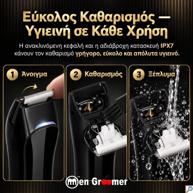 Men Groomer EVO ULTRA — SAFETY EVOLUTION: Νέα Εποχή στην Περιποίηση της Ευαίσθητης Περιοχής και Δεν θα Κοπείτε Ποτέ!