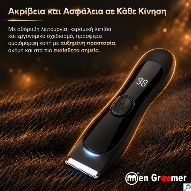 Men Groomer EVO ULTRA — SAFETY EVOLUTION: Νέα Εποχή στην Περιποίηση της Ευαίσθητης Περιοχής και Δεν θα Κοπείτε Ποτέ!
