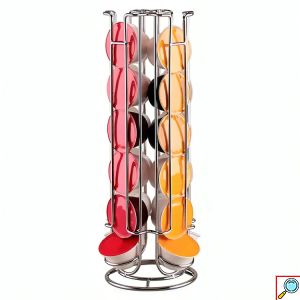 Μεταλλική Βάση για Κάψουλες Καφέ τύπου Dolce Gusto - 11,5 x 11,5 x 32,5cm
