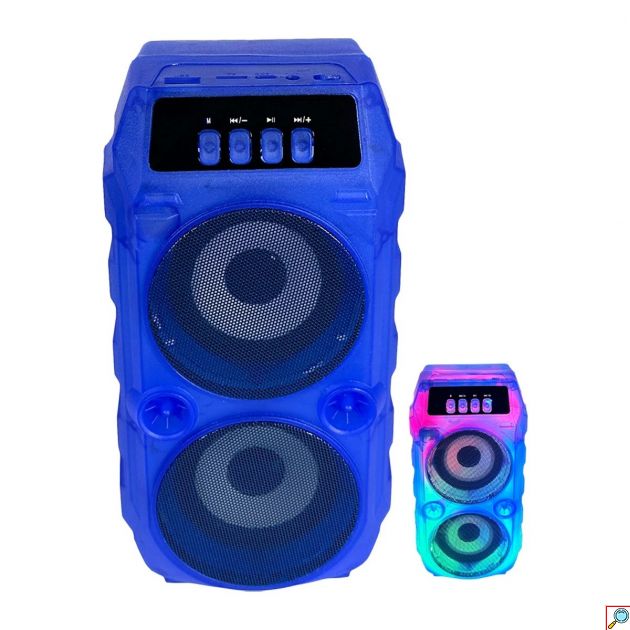 Φορητό Ηχείο Bluetooth Bseng 3″ – Δυνατός Ήχος & RGB Φωτισμός - με FM Radio, USB, TF/MicroSD & AUX, Ιδανικό για Πάρτι & Εκδρομές