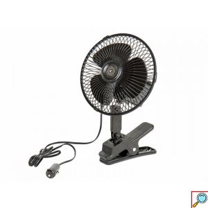 Mini Ανεμιστήρας Αυτοκινήτου 12V 20cm με Κλιπ Στήριξης - KMT Tools