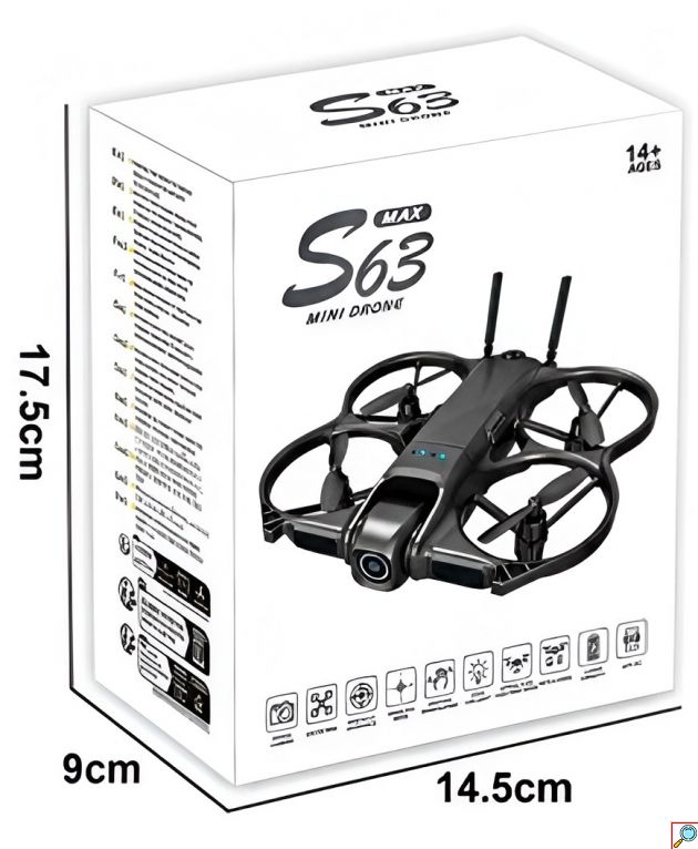 Mini Drone με Κάμερα και WiFi FPV - Αποφυγή Εμποδίων, Headless Mode, Τηλεχειριστήριο, 14+