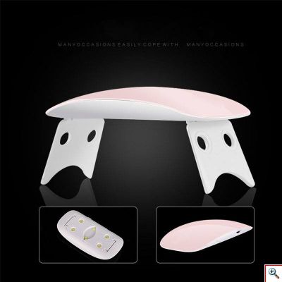 Μίνι Φουρνάκι Νυχιών UV LED 6W για Επαγγελματικό Ημιμόνιμο Μανικιούρ - Πεντικιούρ