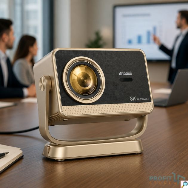 Mini Projector 8K Ultra HD Andowl YG2 – Εξαιρετική Αναπαραγωγή Βίντεο & Ήχου