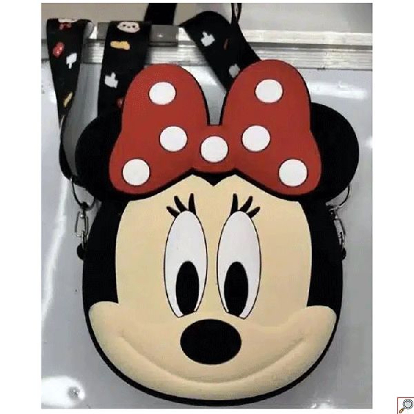 Τσαντάκι Ώμου Σιλικόνης Με Λουράκι Minnie