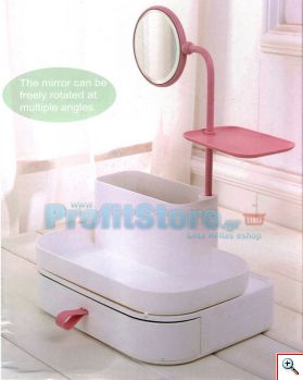 Καθρέφτης - Θήκη Αποθήκευσης Καλλυντικών - Cosmetic Organizer & Mirror