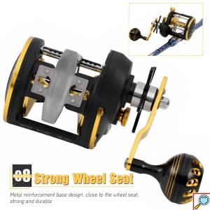 Μηχανισμός Spinning για Καλάμι Ψαρέματος με Οδηγό Πετονιάς Anti-Twist - Έως 30Kg