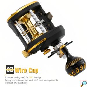 Μηχανισμός Spinning για Καλάμι Ψαρέματος με Οδηγό Πετονιάς Anti-Twist - Έως 30Kg