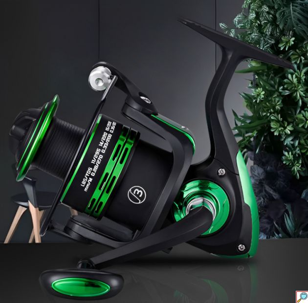 Μηχανισμός Spinning HK6000 για Καλάμι Ψαρέματος με Οδηγό Πετονιάς Anti-Twist