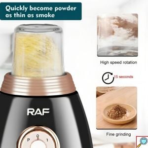 Ηλεκτρικό Μίξερ - Μπλέντερ 1000W - Με Κανάτα 1.5L και Δοχείο Θρυμματισμού - RAF