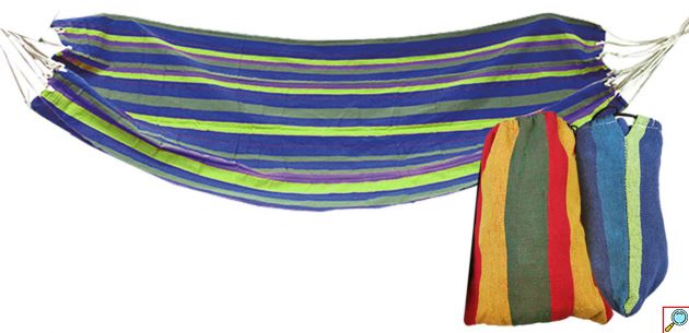 Αιώρα Μονή Βαμβακερή με Θήκη Μεταφοράς 180x80cm