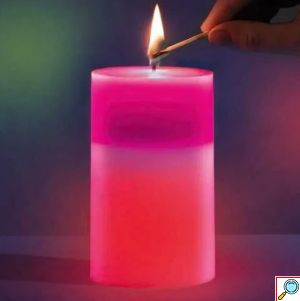 LED Διακοσμητικό Κερί με Εναλλαγή Χρωμάτων - Magic Candle 