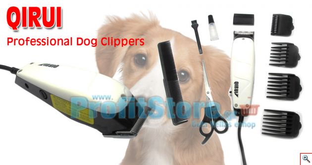 Ηλεκτρική Κουρευτική Μηχανή για Σκύλους QIRUI Professional Dog Clippers 80228