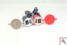 Κιτ παροχής ρεύματος με Θύρα USB Μοτοσυκλέτας με βάση στήριξης