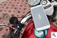 Κιτ παροχής ρεύματος με Θύρα USB Μοτοσυκλέτας με βάση στήριξης