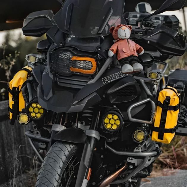 Motowolf Αδιάβροχη Τσάντα - Σαμάρι Μηχανής με Ιμάντες Χωρητικότητας 8 L