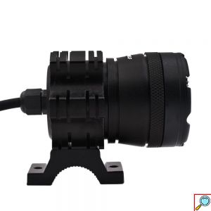 Σετ Προβολάκια Αλουμινίου Μοτοσυκλέτας Motowolf 36W 6500Κ με 3 Λειτουργίες Φωτισμού - Μαύρα