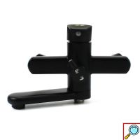 Inox Κλασική Μπαταρία Ντουζιέρας Μπάνιου 14.5cm Μαύρο EOS