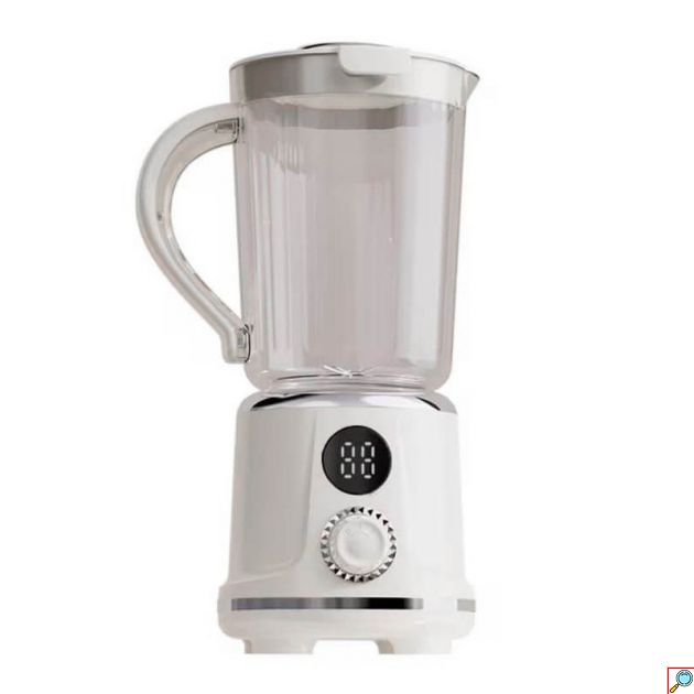 Επαναφορτιζόμενο Μπλέντερ 600ml - 4 Λεπίδες, Παγοθραύστης, Μπαταρία 3000mAh, Λευκό Retro
