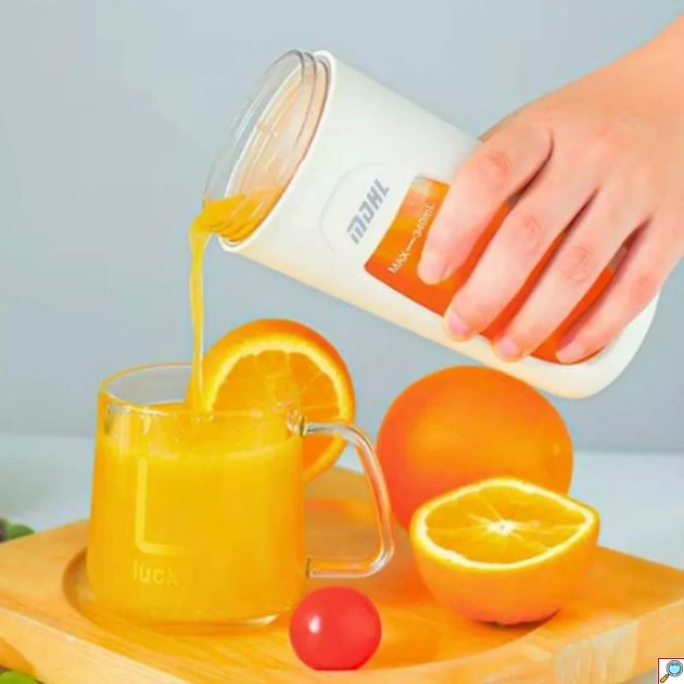 Φορητό Μπλέντερ Smoothie – 340ml με 8 Λεπίδες & Επαναφορτιζόμενη Μπαταρία - Ιδανικό για Γυμναστήριο, Γραφείο & Ταξίδια