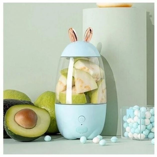 Φορητό Μπλέντερ Smoothie Maker Andowl 330ml – Επαναφορτιζόμενο USB - Mini Blender για Χυμούς & Πρωτεΐνη στο Γραφείο & το Γυμναστήριο