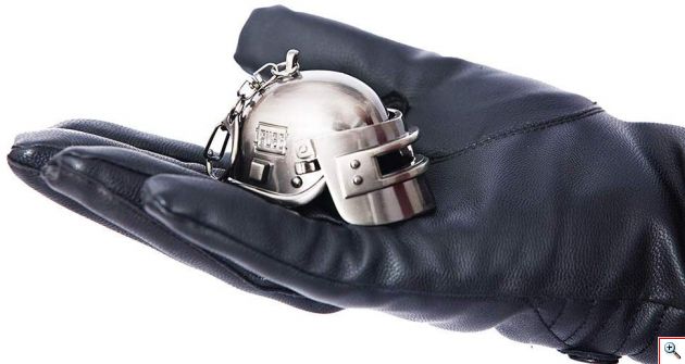 Μεταλλικό Μπρελόκ για Κλειδιά Κράνος - PUBG Helmet Key Chain