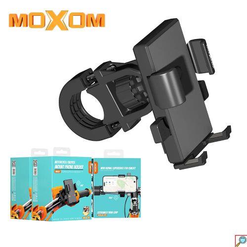 Moxom Ρυθμιζόμενη Βάση Κινητού Τηλεφώνου Universal 360° για Μηχανή ή Ποδήλατο