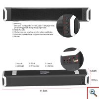 Φορητό Ηχείο Soundbar 360 Stereo Bluetooth 10w NR-2017