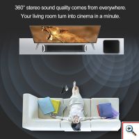 Φορητό Ηχείο Soundbar 360 Stereo Bluetooth 10w NR-2017
