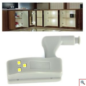 Σετ 4 Led Φωτιστικά Ντουλάπας με Μηχανισμό On Off 3L100 με Δώρο Μπαταρία