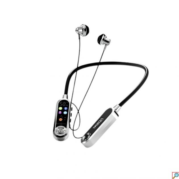 Ασύρματα Ακουστικά Neckband – Bluetooth με Ηχείο - Μεγάλη Αυτονομία 800mAh, Μαγνητικό ON/OFF, TF Card, Hi-Fi Ήχος