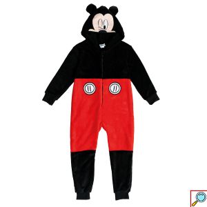 Ολόσωμη Στολή Mickey Mouse με Κουκούλα & Αυτιά - Riethmuller