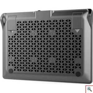 OMEGA® Cooling Pad για Laptop 10 - 18 Ίντσες με 4 Ανεμιστήρες - Ρύθμιση Ύψους & LED Φωτισμό