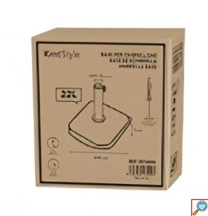 Βάση Ομπρέλας Kmt Style 602246 – Γεμιζόμενη με Νερό 22L | Σταθερή Στήριξη για Κήπο, Βεράντα, Παραλία, Επαγγελματικούς Χώρους