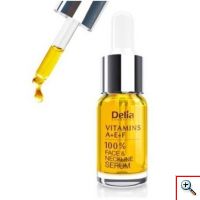 Ορός 100% Serum Προσώπου με Βιταμίνες A + E + F Delia Cosmetics