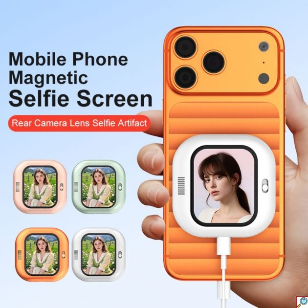 Μαγνητική Οθόνη Selfie X3 2,01″ για Smartphone - Σύνδεση USB-C & MagSafe