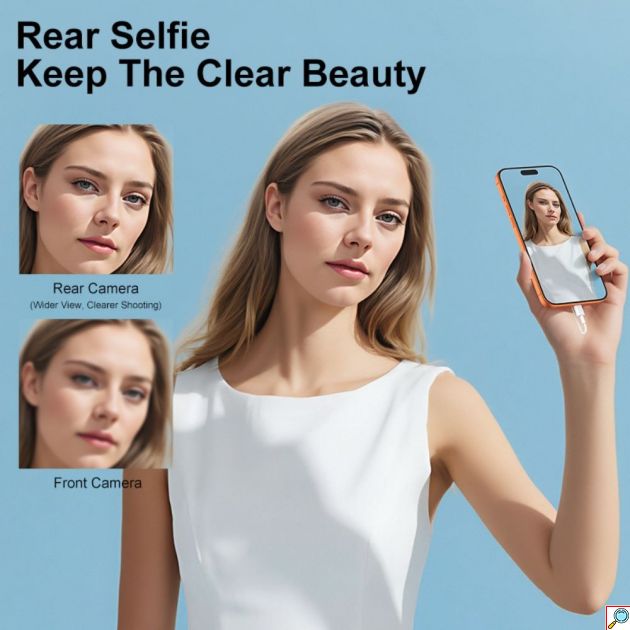 Μαγνητική Οθόνη Selfie X3 2,01″ για Smartphone - Σύνδεση USB-C & MagSafe