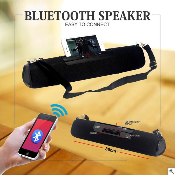 Φορητό Ασύρματο Ηχείο - Outdoor Portable Wireless Bluetooth Speaker