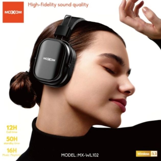 Ασύρματα Over-Ear Ακουστικά - Μείωση Θορύβου & Ήχος Υψηλής Πιστότητας - Bluetooth 5.3, Μαύρα, 16H Μουσική