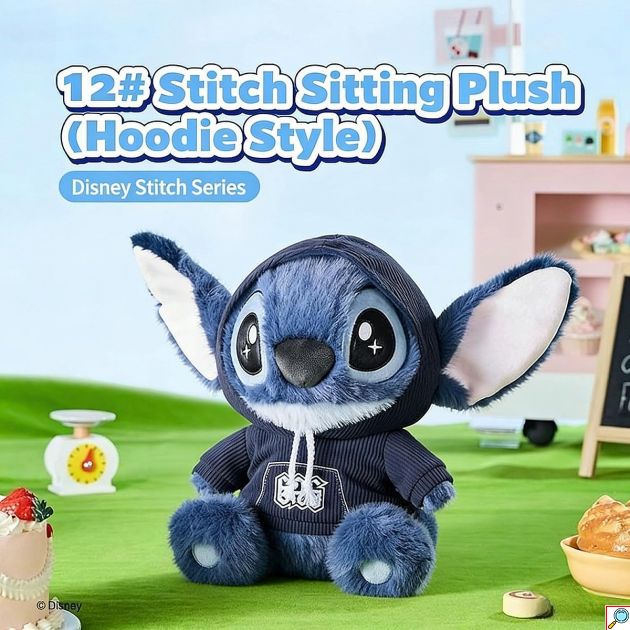Λούτρινο Παιχνίδι Stitch Με Φούτερ 35cm – Απαλή Αγκαλιά