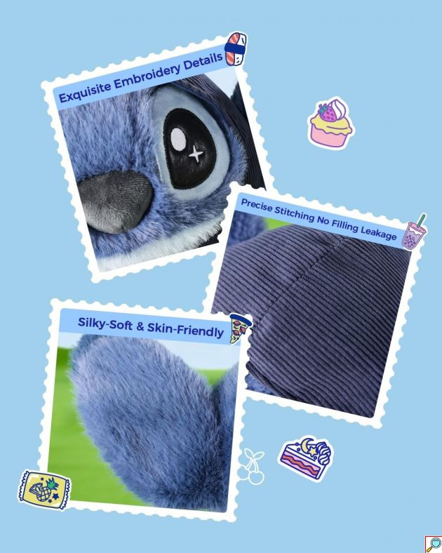 Λούτρινο Παιχνίδι Stitch Με Φούτερ 35cm – Απαλή Αγκαλιά