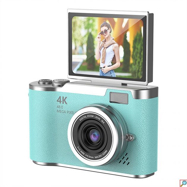 Παιδική Ψηφιακή Φωτογραφική Μηχανή 48MP – 4K Ανάλυση, Οθόνη Selfie και 8X Zoom
