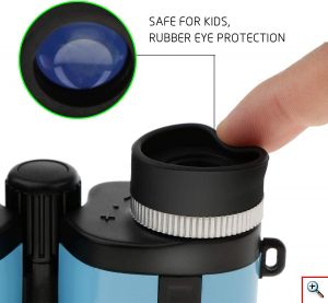 Παιδικά Compact Κιάλια Near Focus 10x22 Τσέπης Υψηλής Φωτεινότητας με Ρύθμιση Μυωπίας