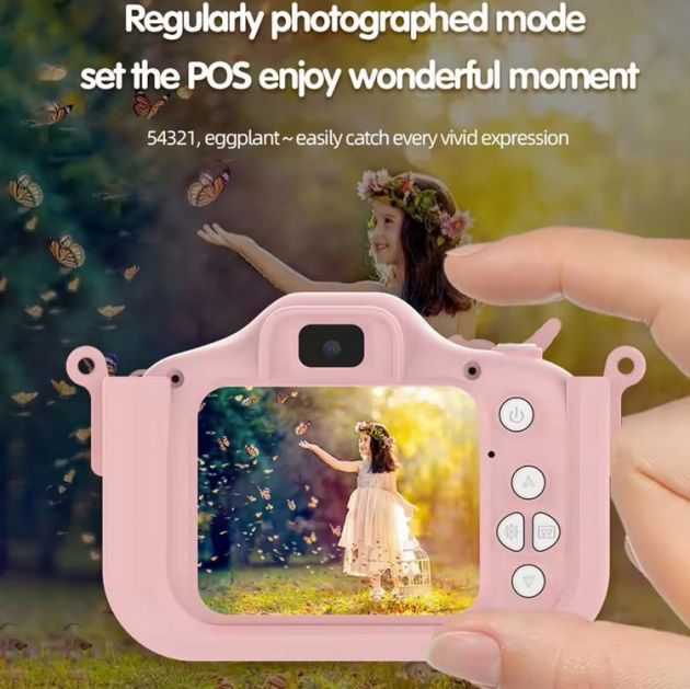 Παιδική Ψηφιακή Φωτογραφική Μηχανή 12 MP με Οθόνη IPS και Σχέδιο Μονόκερου