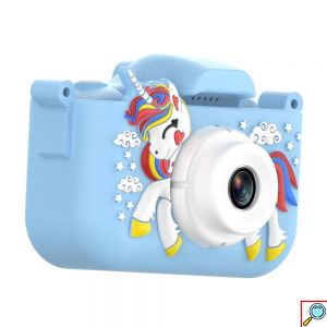 Παιδική Ψηφιακή Φωτογραφική Μηχανή 12 MP με Οθόνη IPS και Σχέδιο Μονόκερου